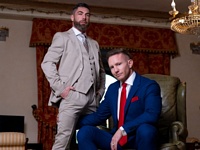Red Tie Men at Play
