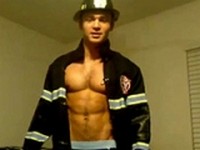 Hot Fireman Cum Show Gay Hoopla