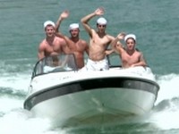Gay Boat Jizz Orgy