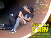 Public 3 Way Dirty Boy Video