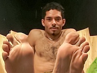 Berto Teases Foot Friends