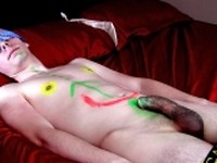 Painted Twink Gets Relief Part 1 Boy Feast